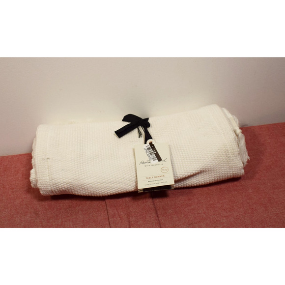 Hearth & Hand with Magnolia 14x72" Pebble Textured Woven Table Runner (Marks)* - Picture 1 of 6